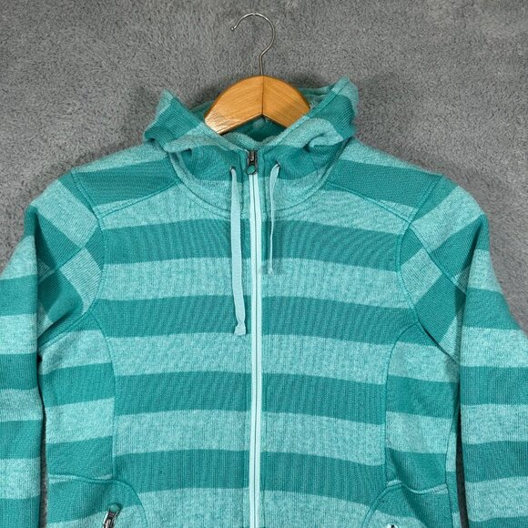 Cabela's Women's Zip Up Sweatshirt with Hood Light Green Hoodie Size Small - Picture 3 of 11